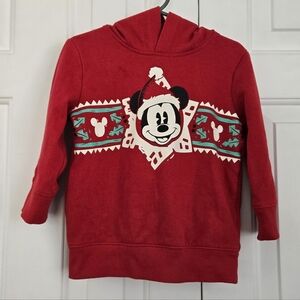 Christmas Mickey Mouse Toddler Hoodie - 2T